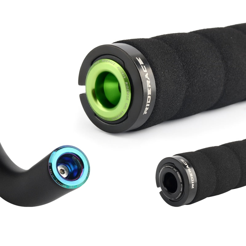 1 Pair Bike Handlebar End Plugs Aluminum Alloy Mountain Road Bicycle