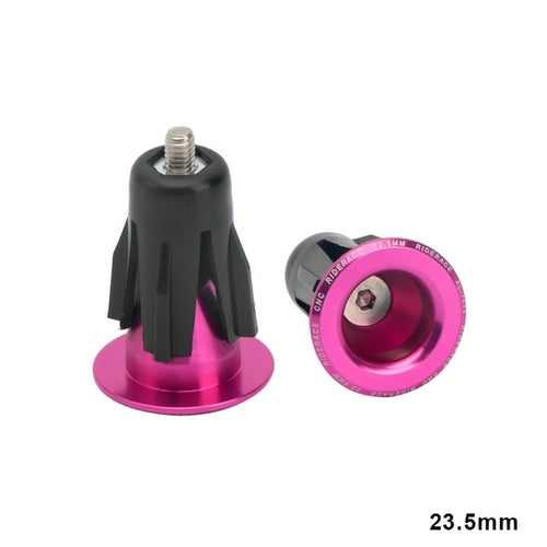 1 Pair Bike Handlebar End Plugs Aluminum Alloy Mountain Road Bicycle