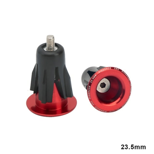 1 Pair Bike Handlebar End Plugs Aluminum Alloy Mountain Road Bicycle