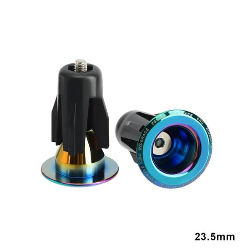 1 Pair Bike Handlebar End Plugs Aluminum Alloy Mountain Road Bicycle