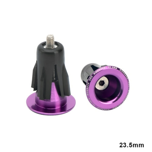 1 Pair Bike Handlebar End Plugs Aluminum Alloy Mountain Road Bicycle