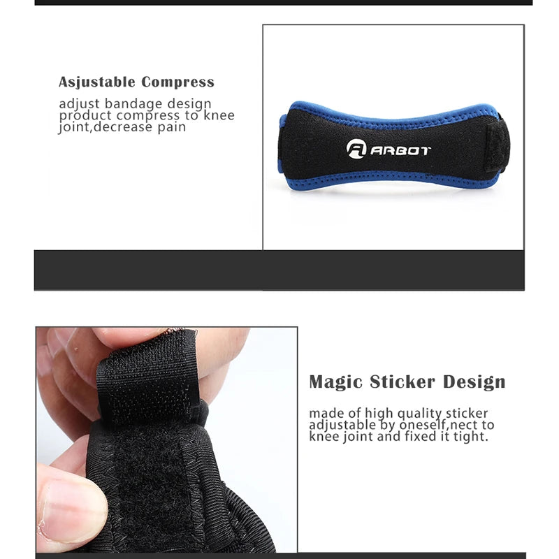 1 Piece Knee Patellar Tendon Knee Support Strape Brace Adjustable