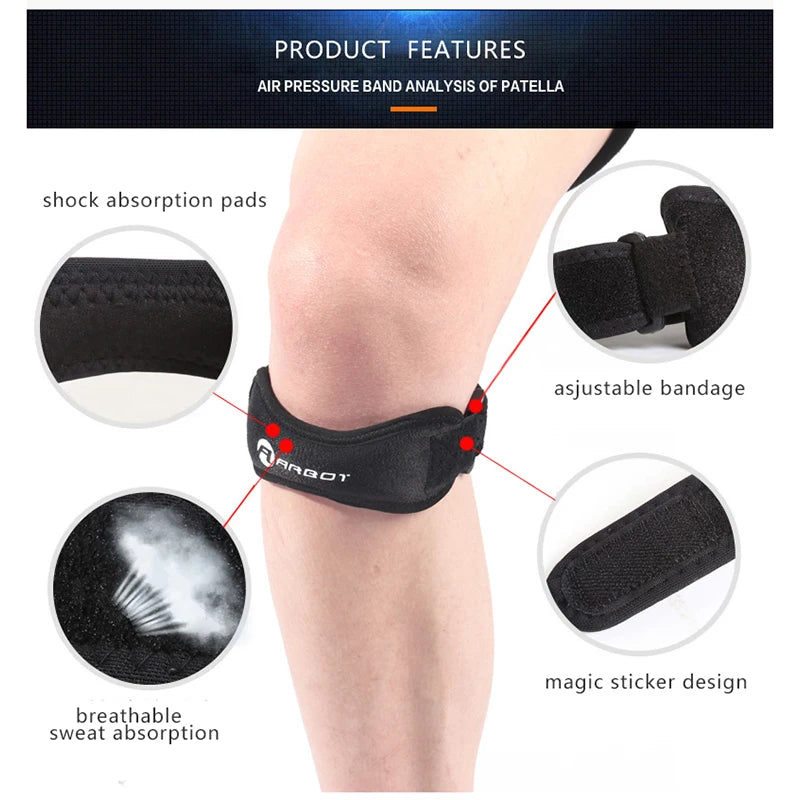 1 Piece Knee Patellar Tendon Knee Support Strape Brace Adjustable
