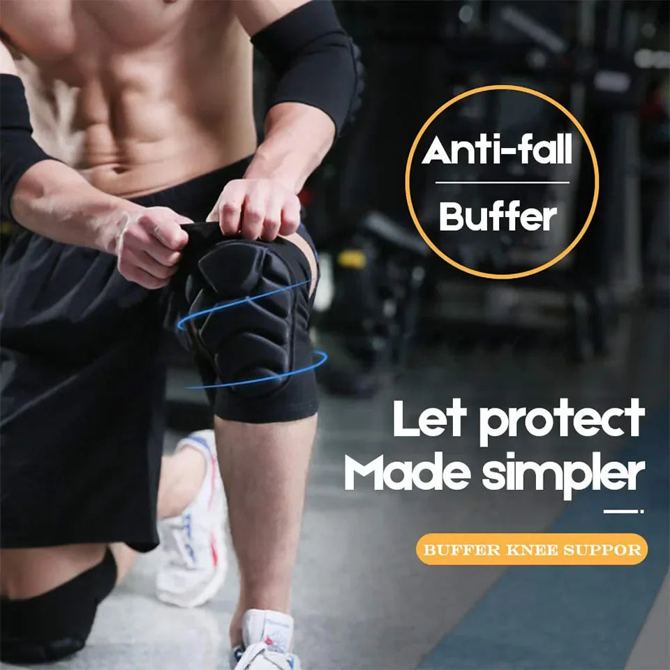 1 Pair Knee Pads, Anti-Slip Collision Avoidance Kneepads with Thick