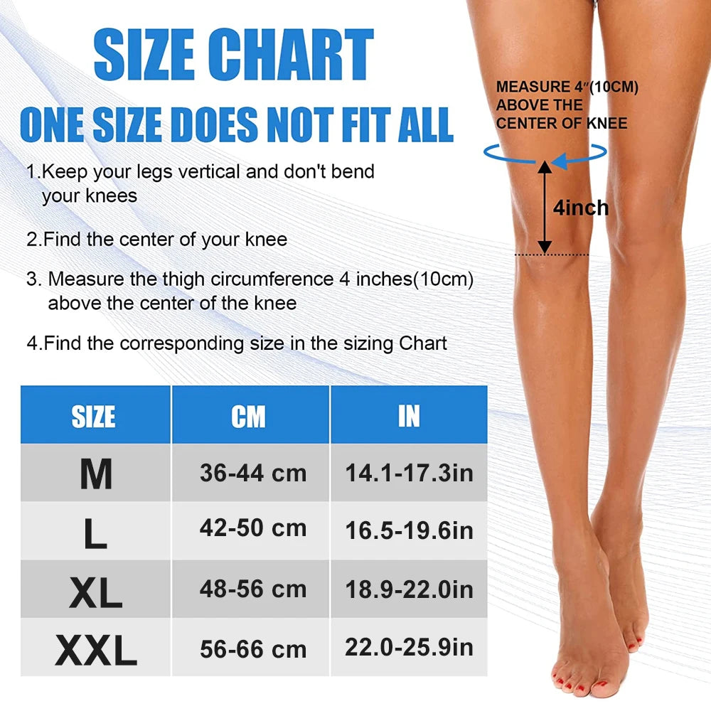 1 Pair Sports Leg Sleeves, Full Leg Compression Sleeve for Men and