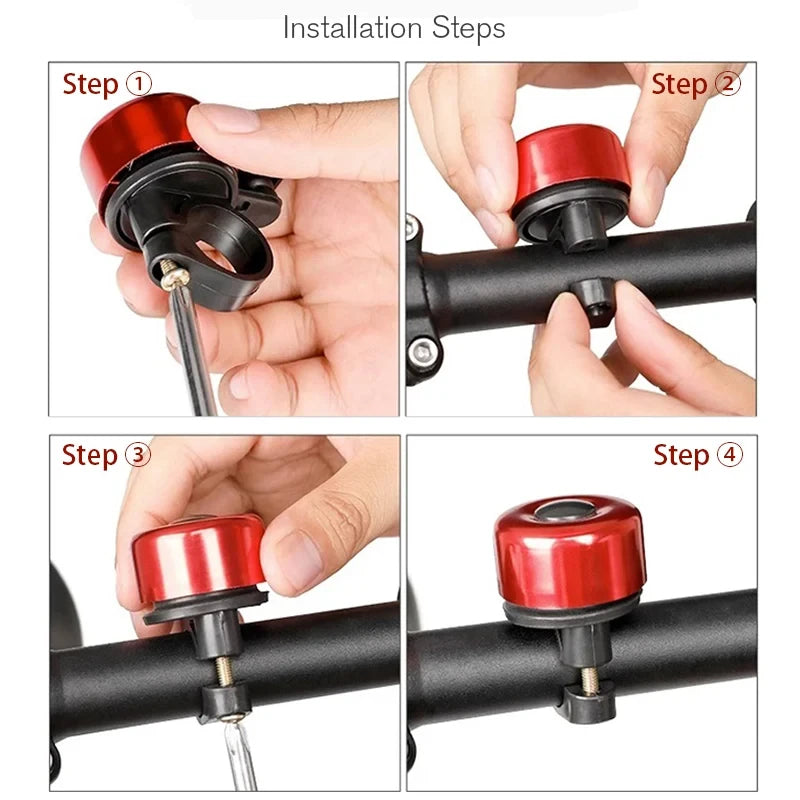 1 Piece Super Loud Mountain Bike Bell Mini Bicycle Bell, Easy To