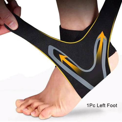1 Pc Ankle Brace Support Compression Sleeve Elastic Foot Bandage