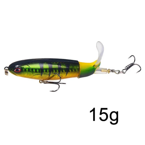 1 Pcs 10cm/14cm Topwater Fishing Lure Whopper Popper Artificial Bait
