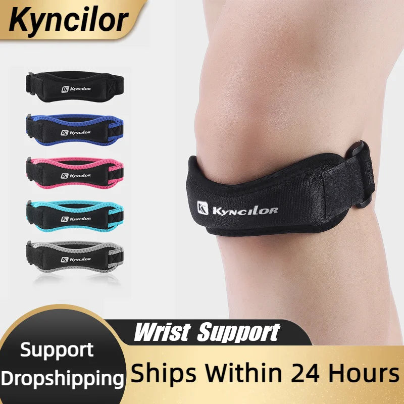 1 Piece Knee Patellar Tendon Knee Support Strape Brace Adjustable