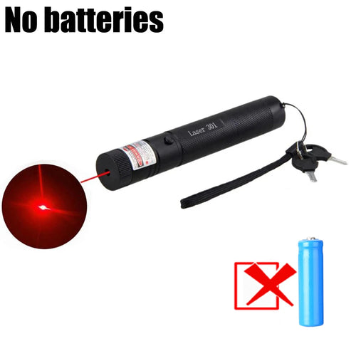 (Do not provide batteries)Cat Keychain Fun Green Light Portable Laser