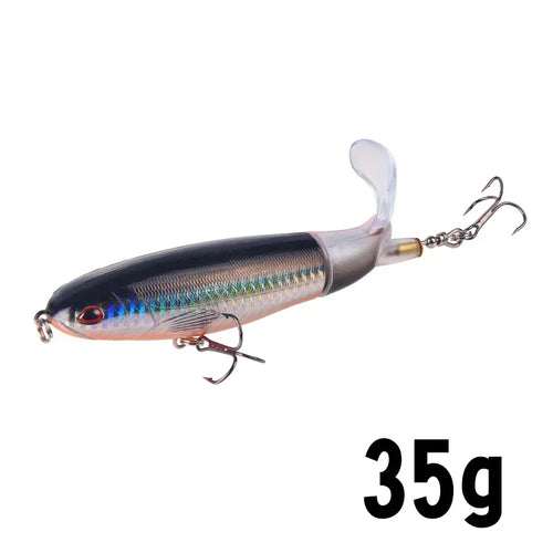 1 Pcs 10cm/14cm Topwater Fishing Lure Whopper Popper Artificial Bait