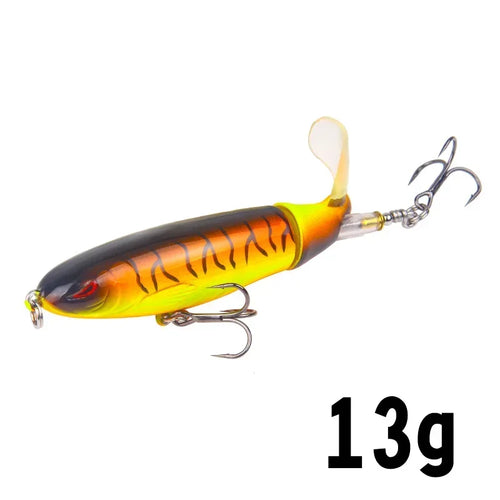 1 Pcs 10cm/14cm Topwater Fishing Lure Whopper Popper Artificial Bait