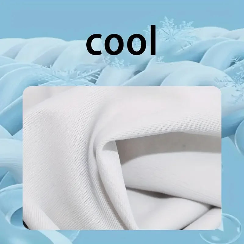 1 Pair Men's Lightweight Breathable Cooling Sports Sleeves Ice Silk