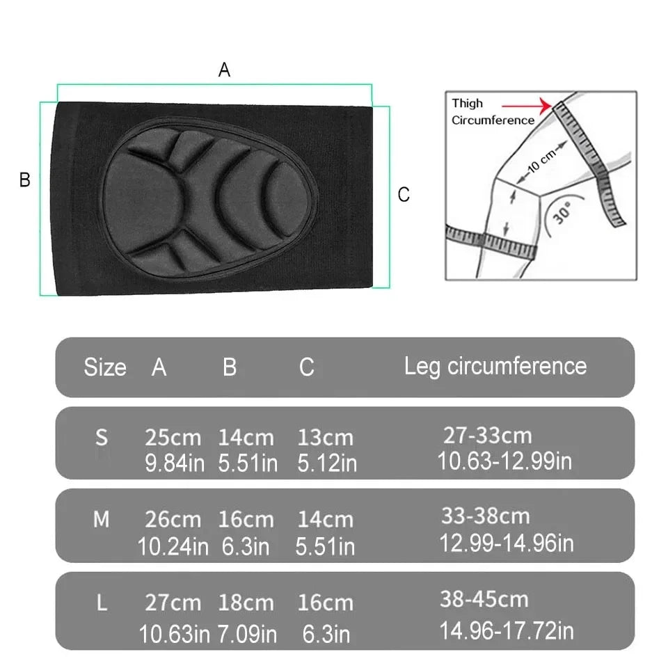 1 Pair Knee Pads, Anti-Slip Collision Avoidance Kneepads with Thick