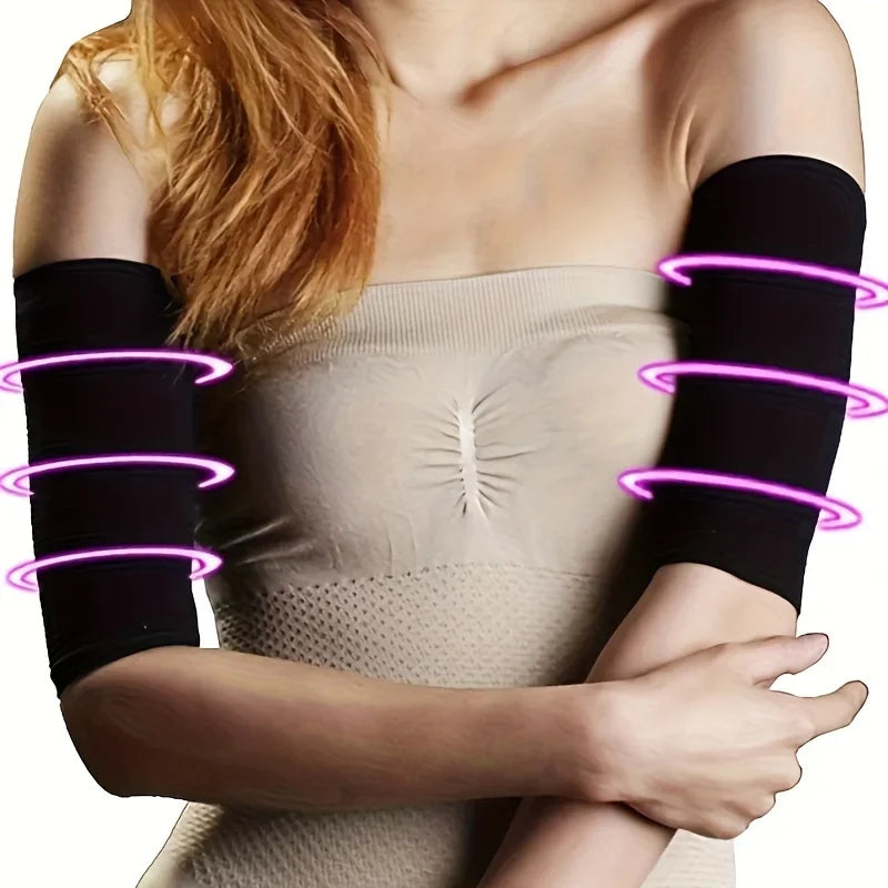 1 Pair Arm Slimming Shaper Compression Wrap Sleeve Helps Lose Arm Fat,