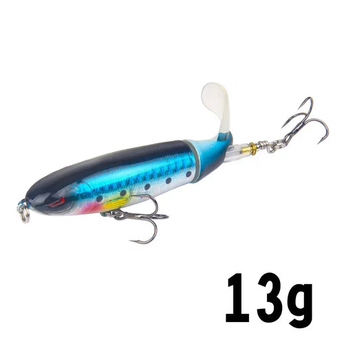 1 Pcs 10cm/14cm Topwater Fishing Lure Whopper Popper Artificial Bait