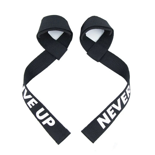 1 Pair Gym Sports Fitness Wrist Band Anti-slip Pull Up Weight Lifting