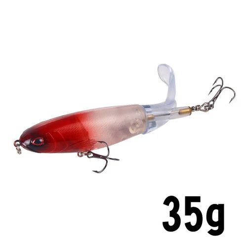 1 Pcs 10cm/14cm Topwater Fishing Lure Whopper Popper Artificial Bait