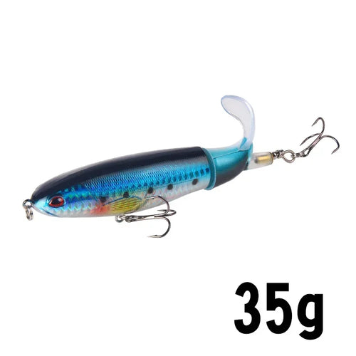 1 Pcs 10cm/14cm Topwater Fishing Lure Whopper Popper Artificial Bait