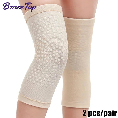 1 Pair Self Heating Support Knee Pads Knee Brace Warm for Arthritis