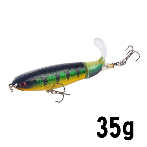 1 Pcs 10cm/14cm Topwater Fishing Lure Whopper Popper Artificial Bait