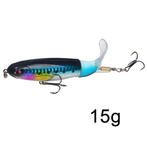 1 Pcs 10cm/14cm Topwater Fishing Lure Whopper Popper Artificial Bait