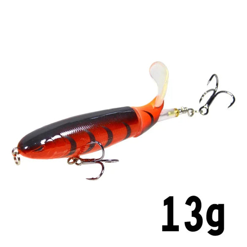 1 Pcs 10cm/14cm Topwater Fishing Lure Whopper Popper Artificial Bait