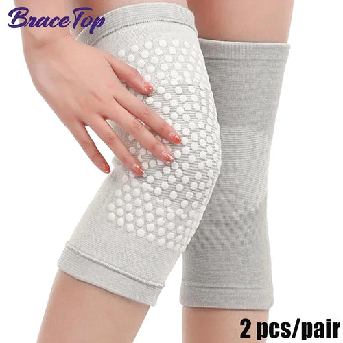 1 Pair Self Heating Support Knee Pads Knee Brace Warm for Arthritis