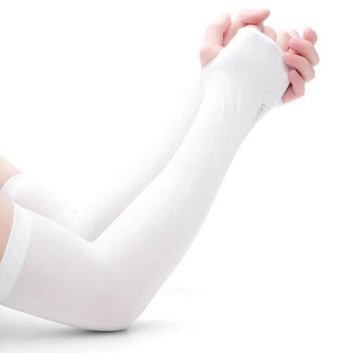 1 Pairs Arm Guard Sleeve with Thumb Hole Protective Sleeve Holders Sun