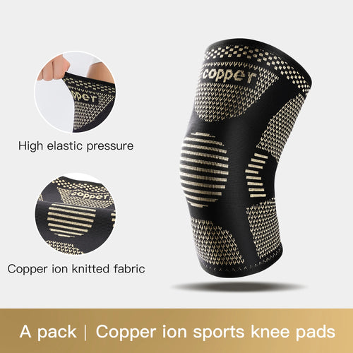 1 PC Men's Women's Outdoor Sports Knitting Elastic Copper Ankle