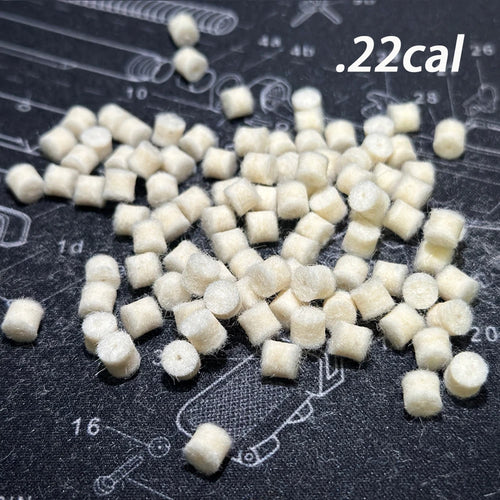 .22cal .30cal 9mm 100pcs Wool Felt Polishing Pad Mop With Hole Spear