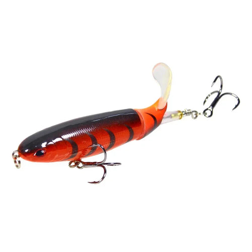1 Pcs 10cm/14cm Topwater Fishing Lure Whopper Popper Artificial Bait