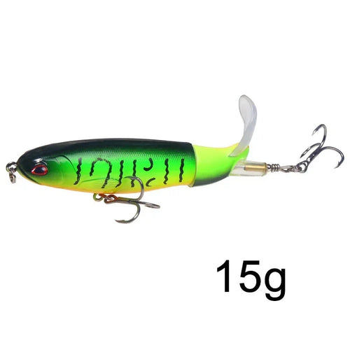 1 Pcs 10cm/14cm Topwater Fishing Lure Whopper Popper Artificial Bait