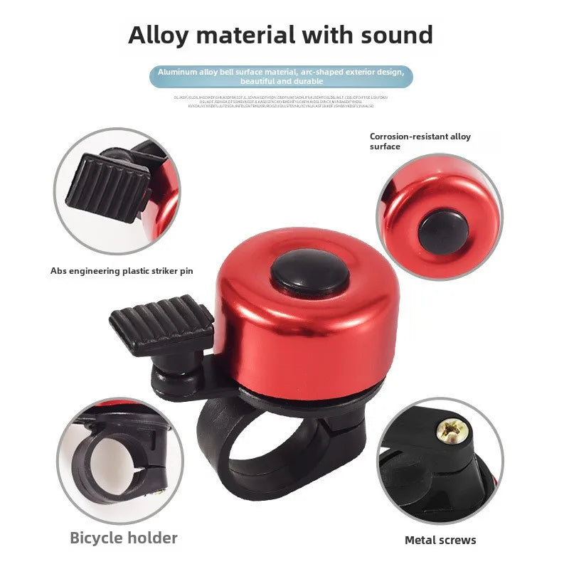 1 Piece Super Loud Mountain Bike Bell Mini Bicycle Bell, Easy To