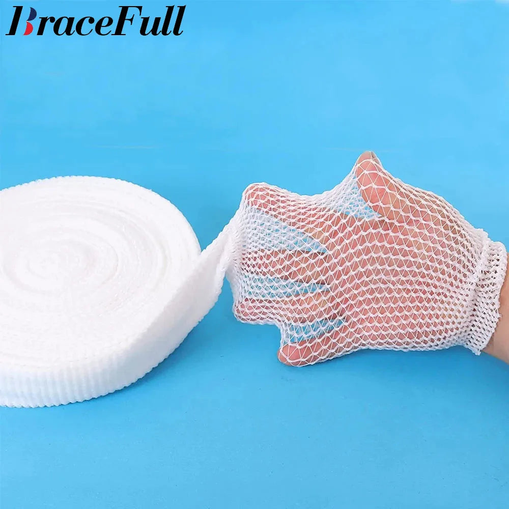 1 Roll Elastic Net Wound Dressing Net Tubular Bandage Mesh Tubing