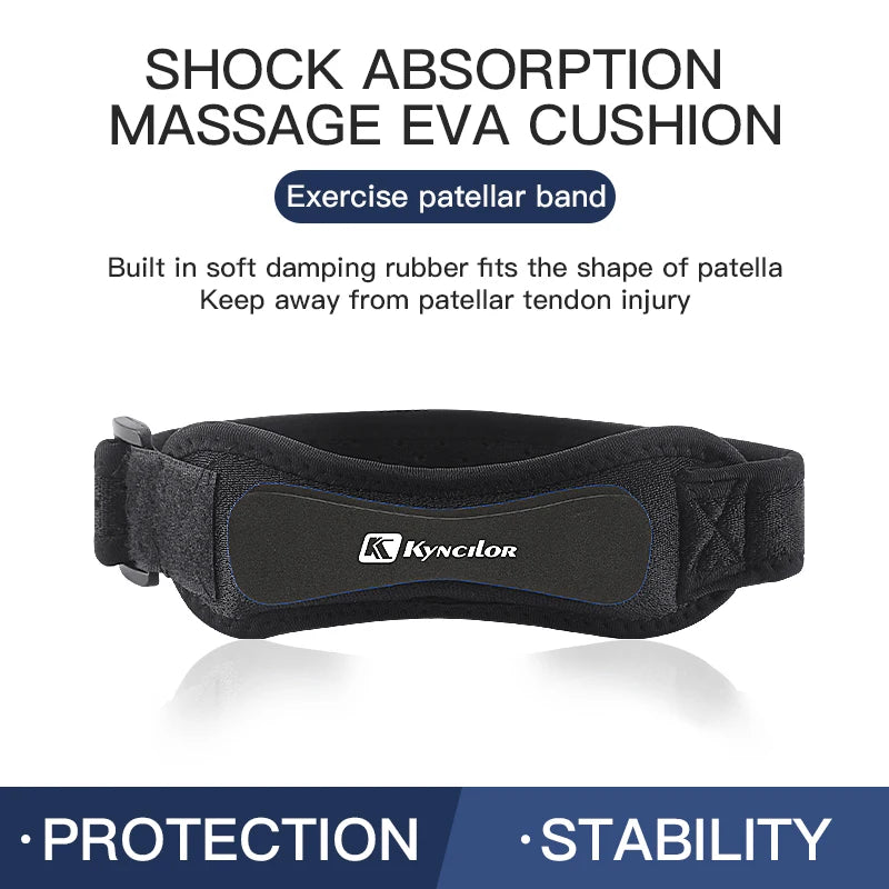 1 Piece Knee Patellar Tendon Knee Support Strape Brace Adjustable