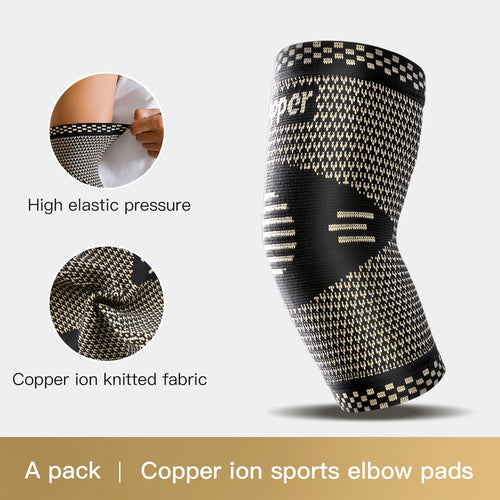 1 PC Men's Women's Outdoor Sports Knitting Elastic Copper Ankle
