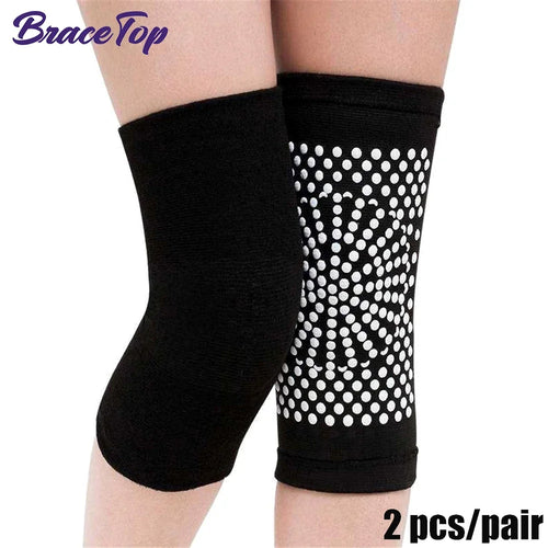 1 Pair Self Heating Support Knee Pads Knee Brace Warm for Arthritis